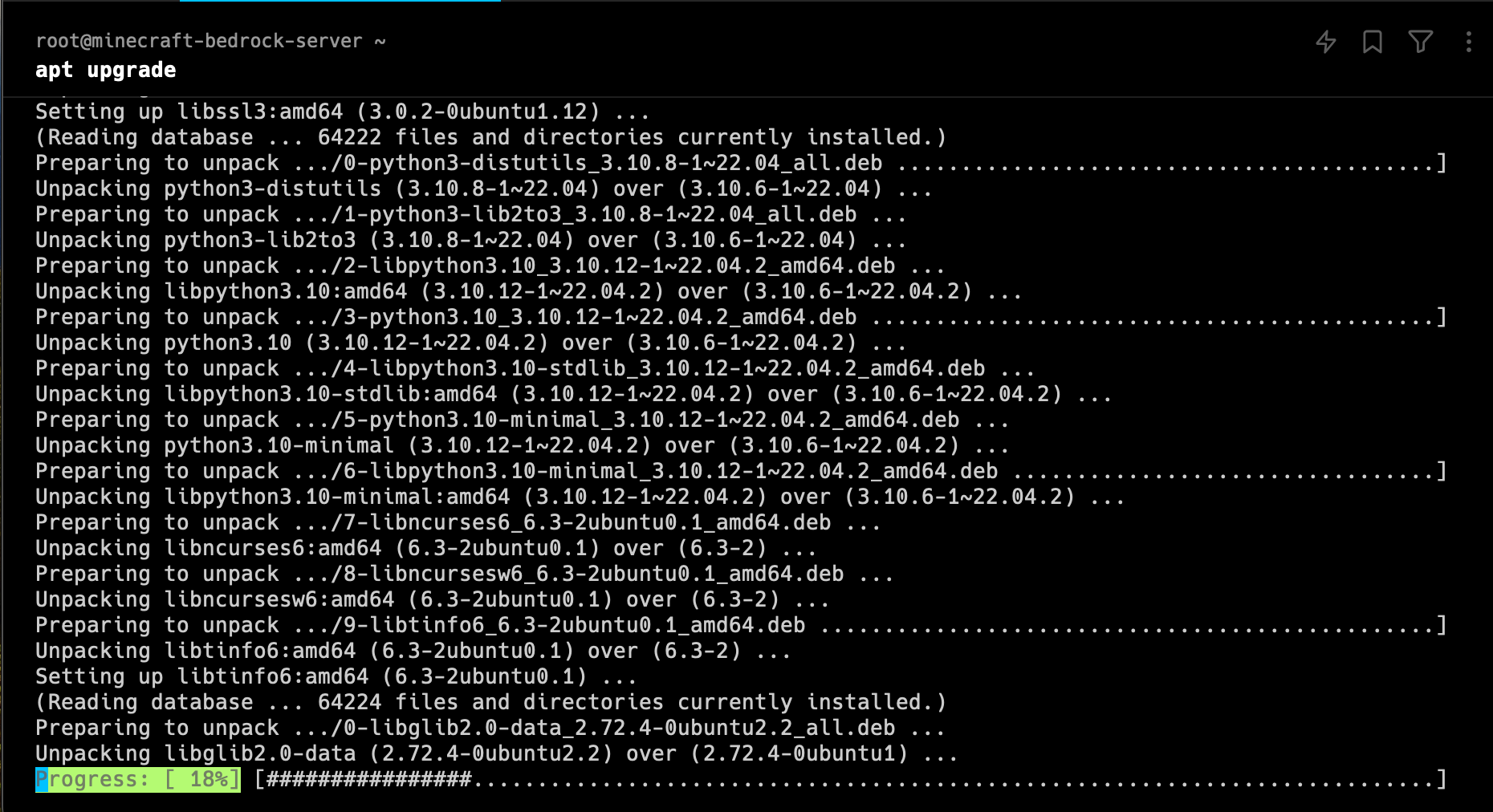 How to install a Minecraft server on Ubuntu Server 22.04