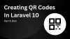 QR Code Generator in Laravel 10 Tutorial